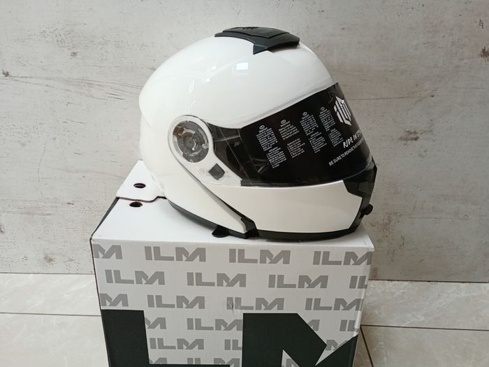 ILM Modular Motorbike Helmet White size L 59-60cm