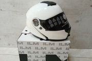 ILM Modular Motorbike Helmet White size L 59-60cm