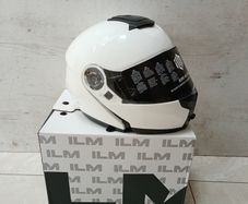 ILM Modular Motorbike Helmet White size L 59-60cm