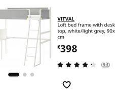 Bunk Bed IKEA (Vitval) bed frame
