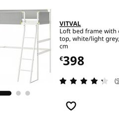 Bunk Bed IKEA (Vitval) bed frame