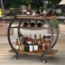 Drinks Trolley for Kitchen, Bar, Dining Room, Living Room, 76 W x 40.5 D x 84 H cm, Vintage Image 5