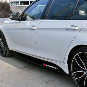 Carbon Fiber Sticker Side Skirt Sill Side Decal Performance Car Sticker for bmw F30 F10 3 5 series GT 316i 318i 320i 325i 328i 520i 525i 528i 530i 535i