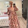 asos edition floral wrap dress Image 3