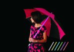Umbrella With a Torch Handle /Multi Colour LED light display