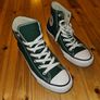 dark green hi top converse Image 2