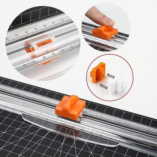 A4 Paper Cutter Paper Trimmer Guillotine with Automatic Security Safeguard Scrapbooking Tool for Cutting Paper