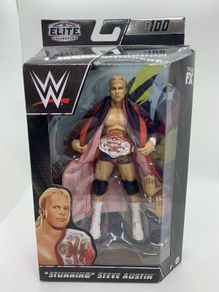 wwe elite series 100 "stunning" Steve Austin "stone cold Steve Austin action figure