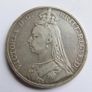 1889 Queen Victoria Sterling Silver Crown Coin Image 2
