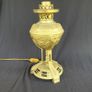 Vintage brass oil lamp converted working Image 3