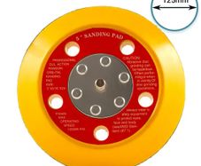 Glass Polish 12705 - 125mm ( 5") Dual Action Backing Sanding Pad 5/16"-24 - 5 holes - high profile