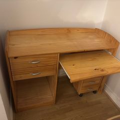 computer desk and drawers