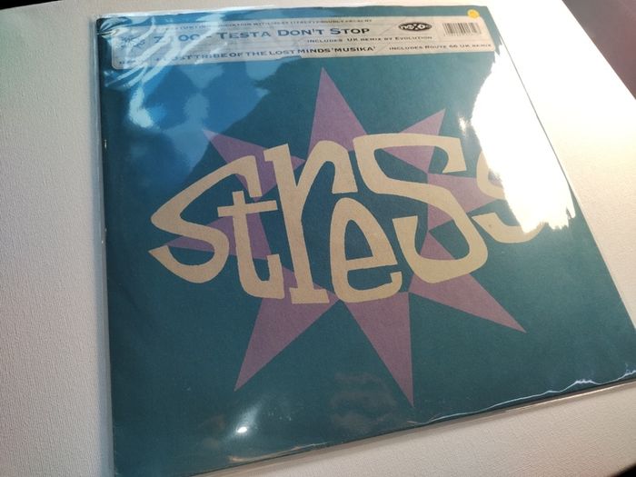 Z100 - Testa Don't Stop - STRESS Records - UK Pressing - Early 90s House Classic!