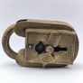 1909 Customs & Excise antique solid brass Paper-Seal Padlock (Tucker & Reeves / Hobbs & Co.) Image 2