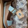 Summer shoes Real leather Fantasy Sandals mules S5002 Artemis Sky blue Softy RRP 65 euro new & boxed sizes UK 6 Image 4