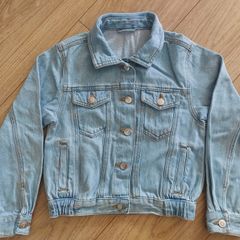 Girls denim jacket - size 9-10 years