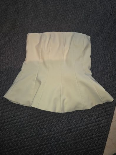 Zara yellow bandeau top uk8