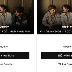 2 Standing Amble Tickets