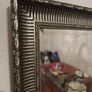 Large Ornate Silver Framed Bevelled Mirror, 75 x 106cm Image 2