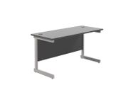 main image for ad New Straight Office Desk with Cantilever Legs W1200 x D600mm - Black