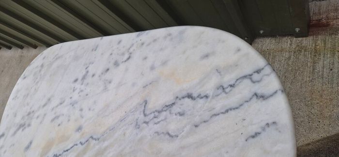 Cast Iron Marble Table
