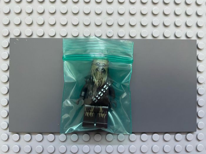 lego star wars sw1253 Chewbacca - Dark Brown, Medium Nougat Face Fur, Dark Tan Leg Fur minifigure