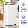 16L Day Dehumidifier with Activated Carbon Filter and Continuous Drainage Image 2