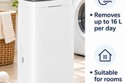 16L Day Dehumidifier with Activated Carbon Filter and Continuous Drainage