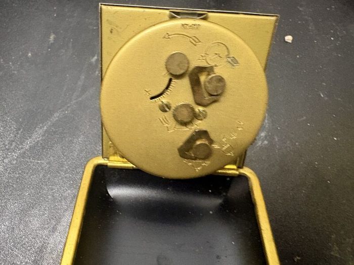 Vintage Timemaster Wind-Up Travel Alarm Clock