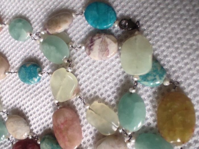 Natural stones necklace