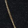 Vintage French 18ct Solid Gold Curb Chain Necklace 750 Eagle Hallmark 7g Image 2