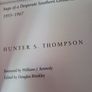 Hunter S Thompson/ The Proud Highway/ Fear & Loathing Letters,Vol. 1/ 1955- 1967/Bloomsbury/1997/ 1st edition Image 5