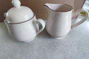Vintage Noritake Keltcraft Nutmeg Sugar and Creamer