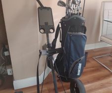 Golf Clubs and Trolley
