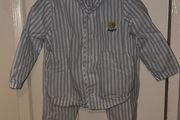 F&amp;F bear striped pyjamas 12-18 months
