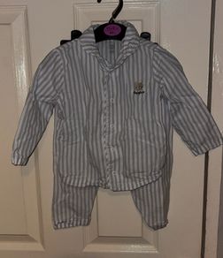 F&F bear striped pyjamas 12-18 months