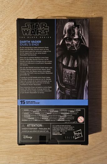Star Wars Darth Vader Duel's End 6" Scale Black Series New & Unopened