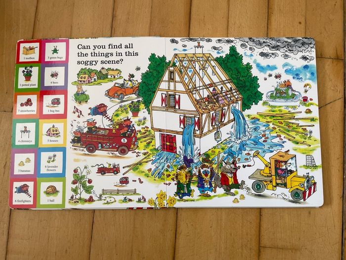 Richard Scarry Super Silly Seek and Find Book