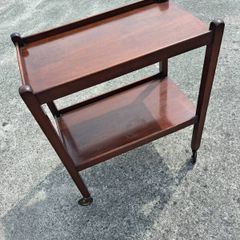 Mid century two tier drinks trolley