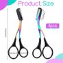 Brand New ElevateTech Eyebrow Scissors with Comb Piece Image 5