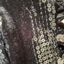 Next girls black velvet top with sequins age 9 to 10 years Image 8