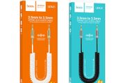 Hoco UPA31 Cindy Spring AUX Audio Cable 3m White