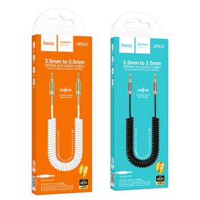 Hoco UPA31 Cindy Spring AUX Audio Cable 3m White