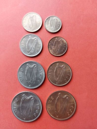 Coins of Ireland 1966 Set