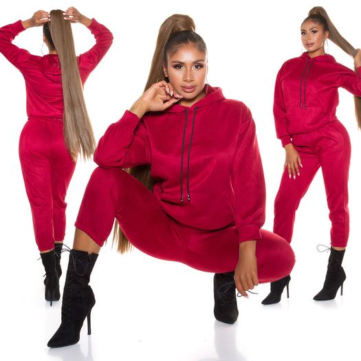 Suede Look Tracksuit size uni fits most
