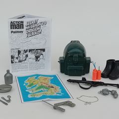 Palitoy Action Man Secret Mission to Dragon Island Part Set
