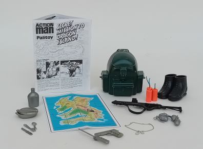 Palitoy Action Man Secret Mission to Dragon Island Part Set