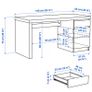 IKEA Malm Desk- White Image 8