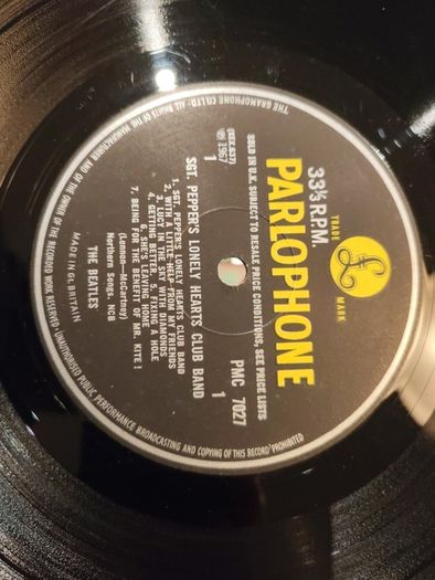 The Beatles - Sergeant Peppers Mono Wide Spine ?