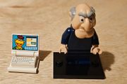 Lego Old Man Muppets Mini Figure As New Out Of Pack Mini Figures